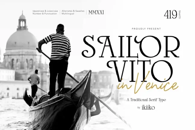 Sailor Vito Typeface font