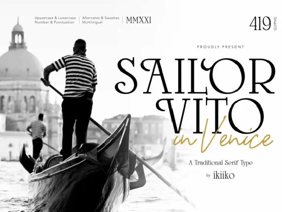 Sailor Vito Typeface font