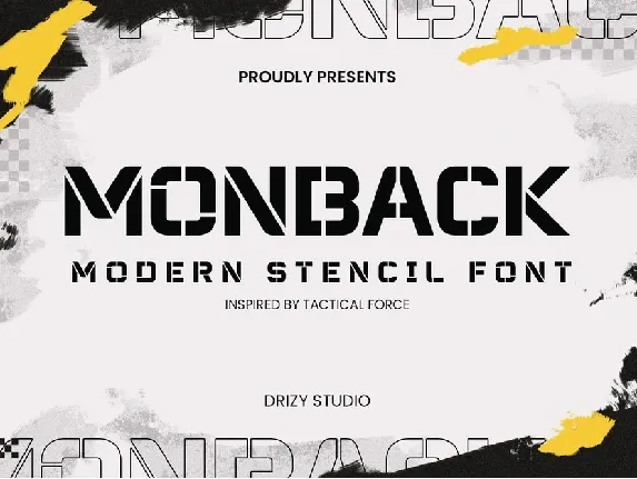 Monback font