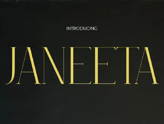 Janeeta font