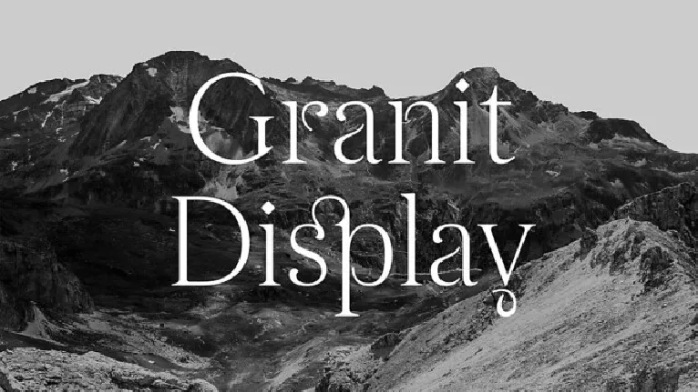 Granit font