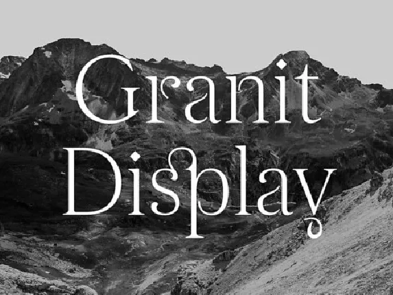 Granit font