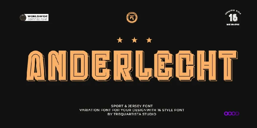 Anderlecht font