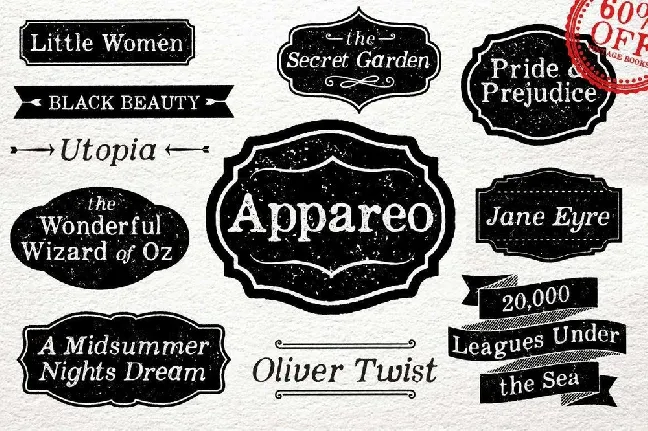 Appareo Extras font