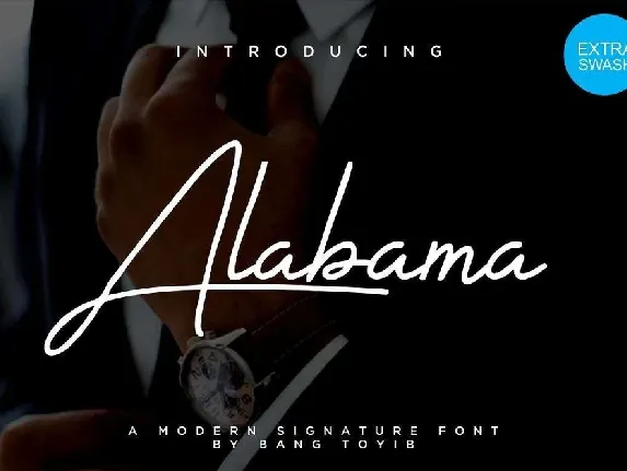 Alabama Signature Free font