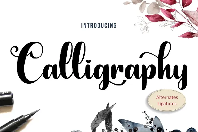 Calligraphy Love font