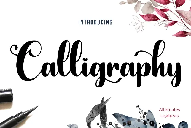 Calligraphy Love font