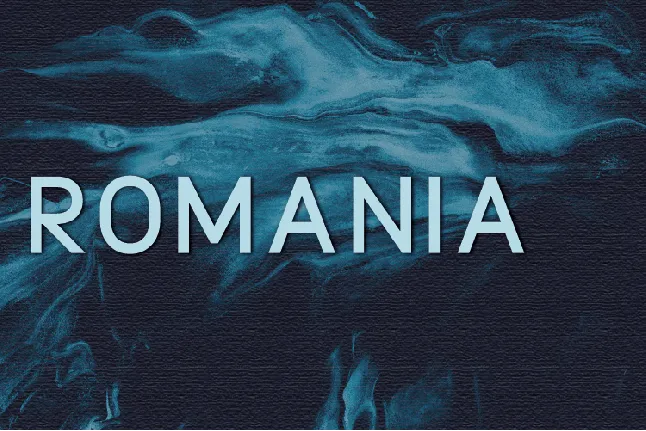 Romania font