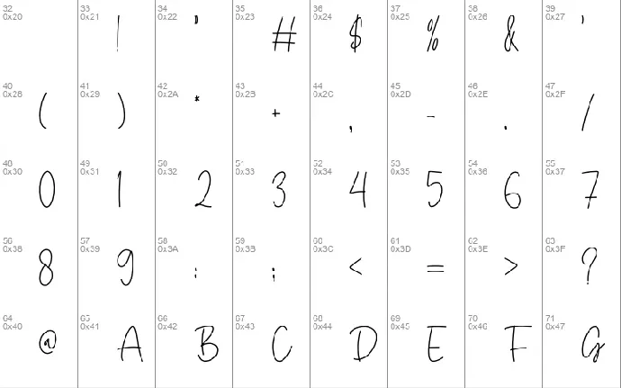 NCL Blessing Gloomy font