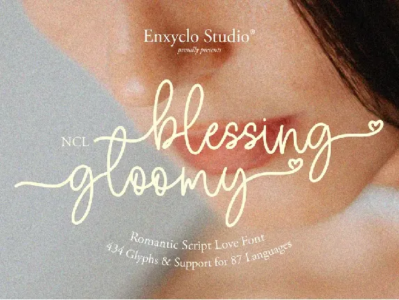 NCL Blessing Gloomy font