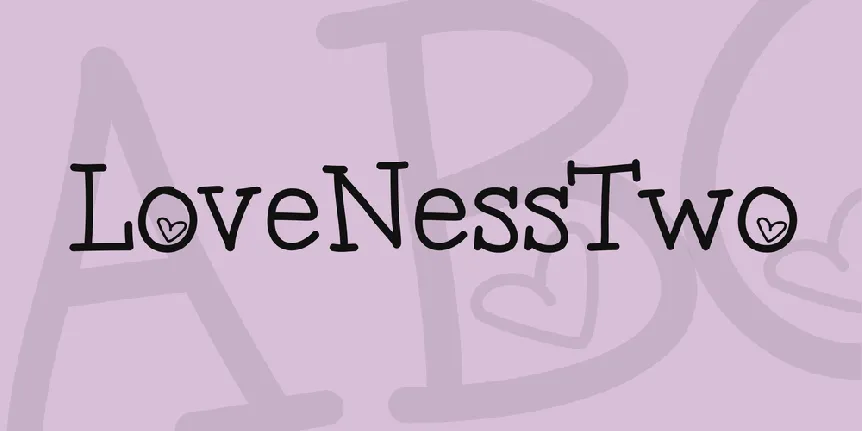 LoveNessTwo font