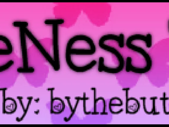 LoveNessTwo font