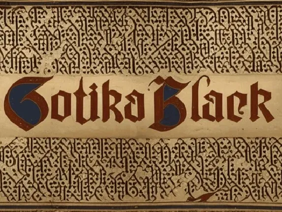 Gotika Black font