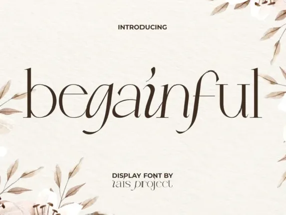 Begainful font