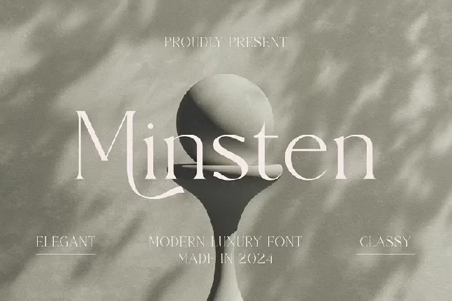 Minsten font