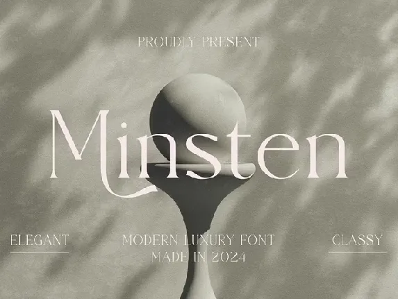 Minsten font