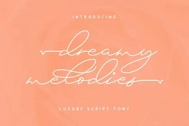 Dreamy Melodies Demo font