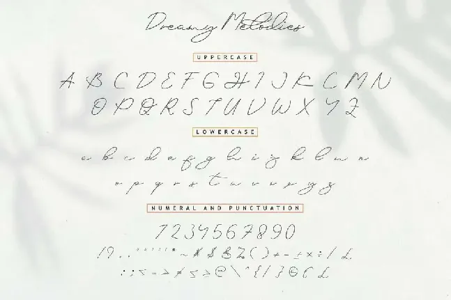 Dreamy Melodies Demo font