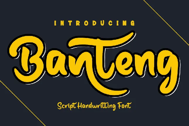 Banteng font