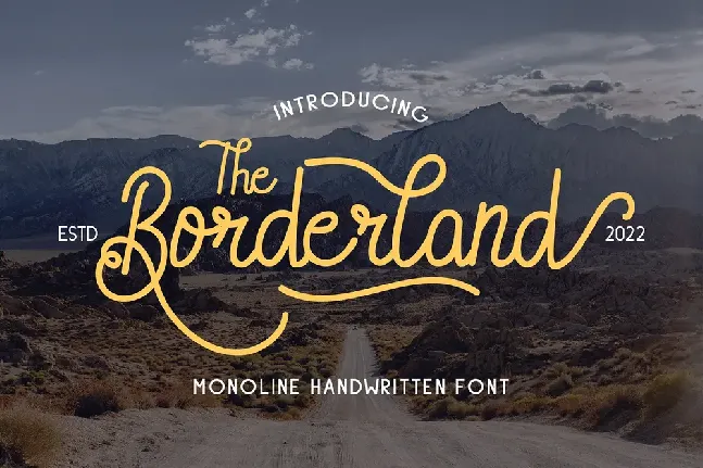 Borderland font