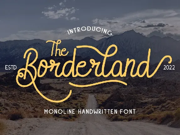 Borderland font