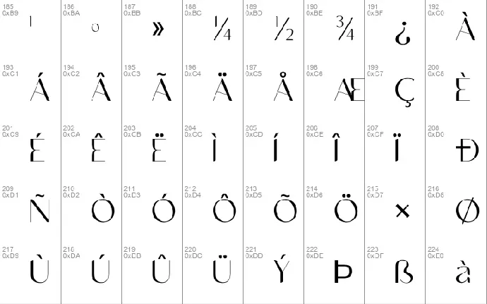 NCL Gasdrifo font