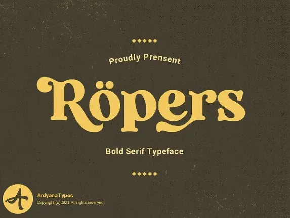 Ropers font