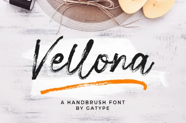 Vellona Brush font