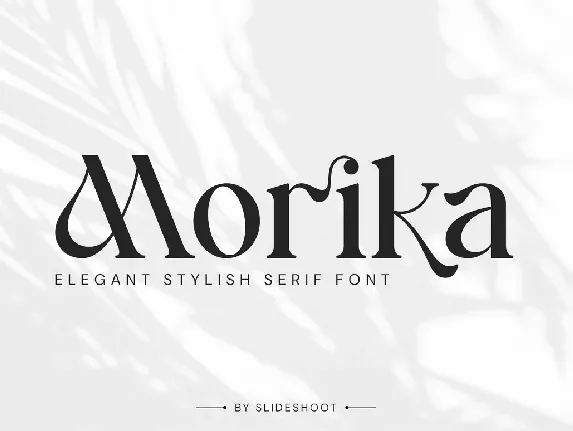 Morika font