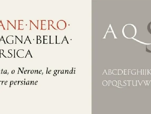 Cane Nero font