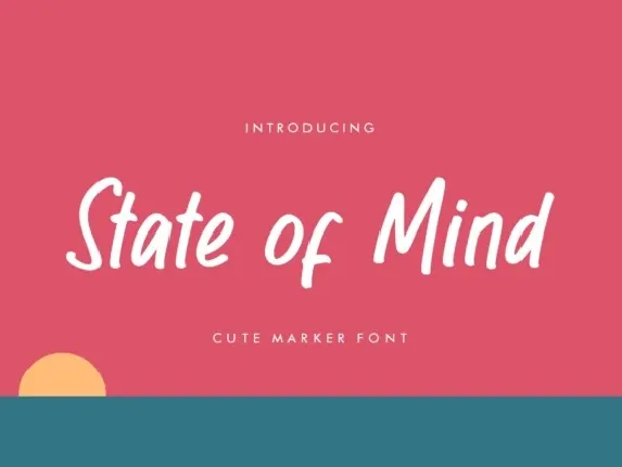 State Of Mind font