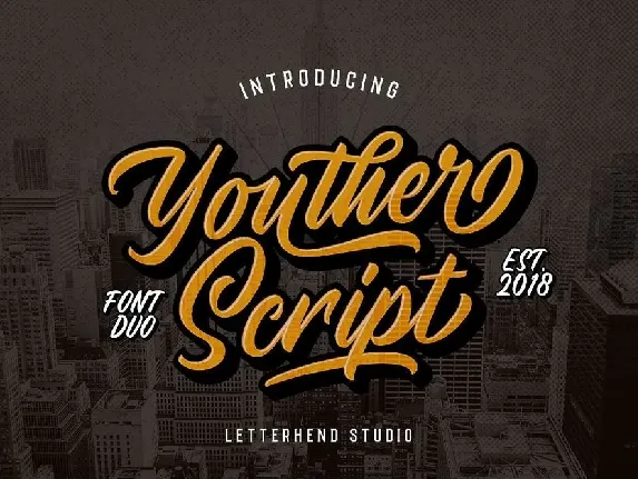 Youther Script Free font