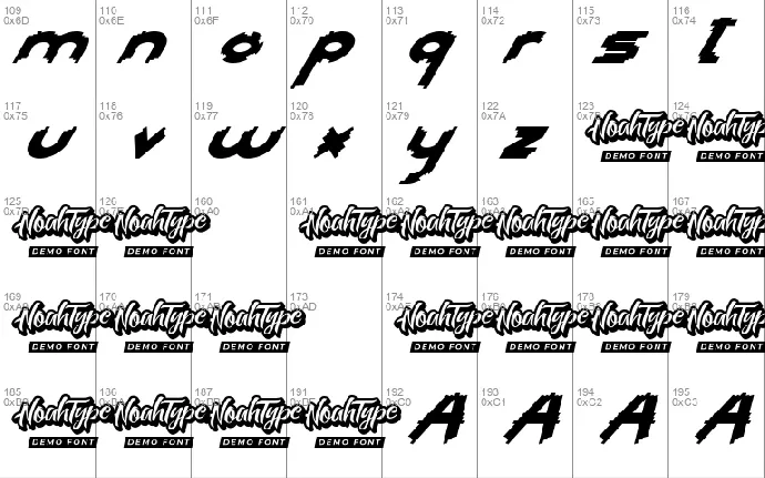 Head Kick Demo font