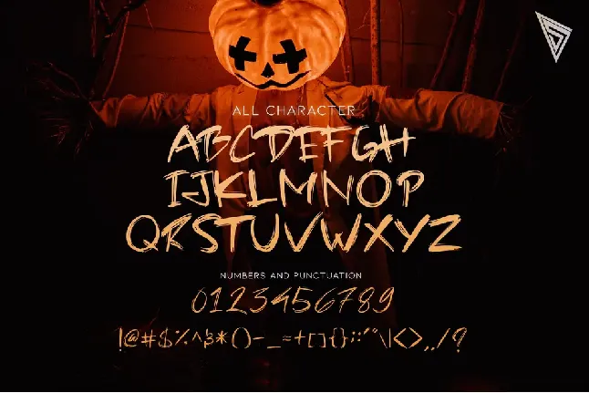 Halloween party demo font