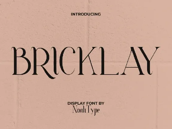 Bricklay Demo font