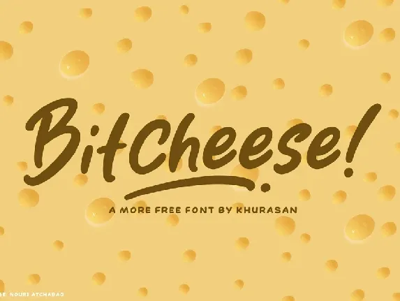 Bitcheese font