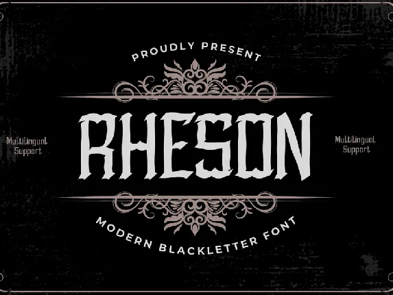 Rheson font