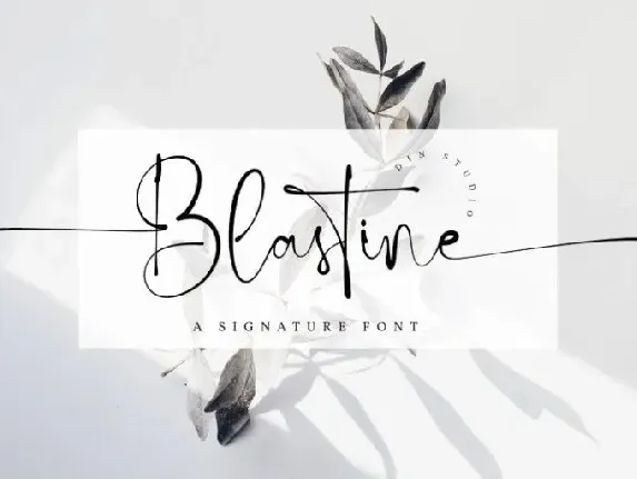 Blastine font