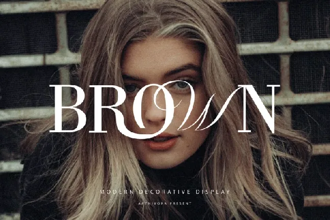 Brown Typeface font