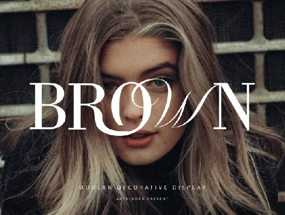 Brown Typeface font