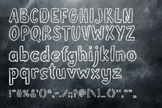 CHALK TALK font