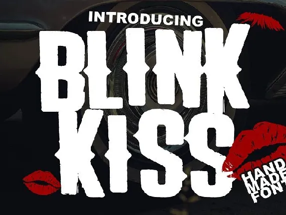 The Blink Kiss Logotype font