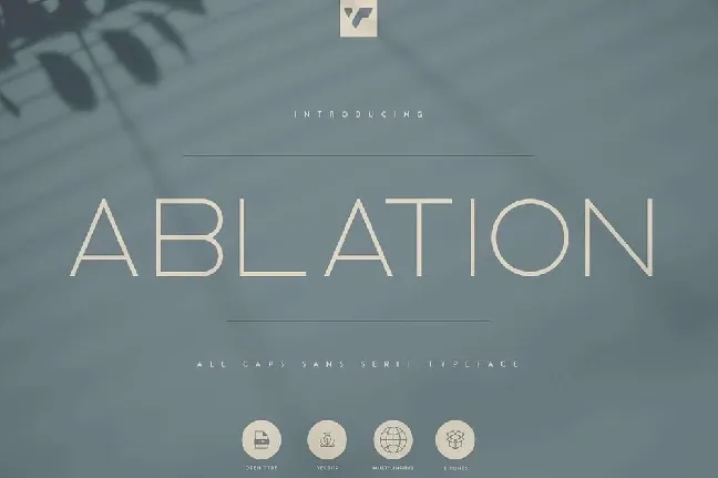 Ablation font