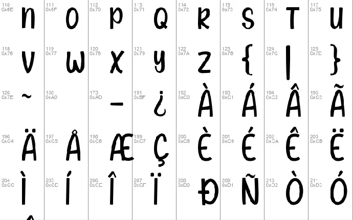 Rainory font