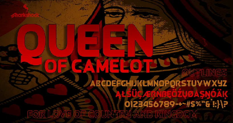 Queen of Camelot font