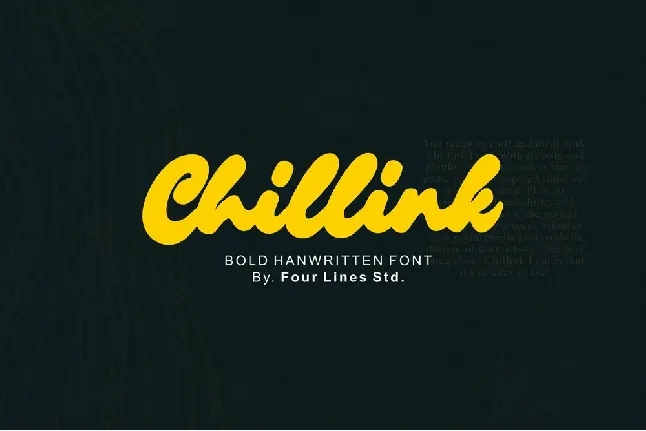 Chillink font