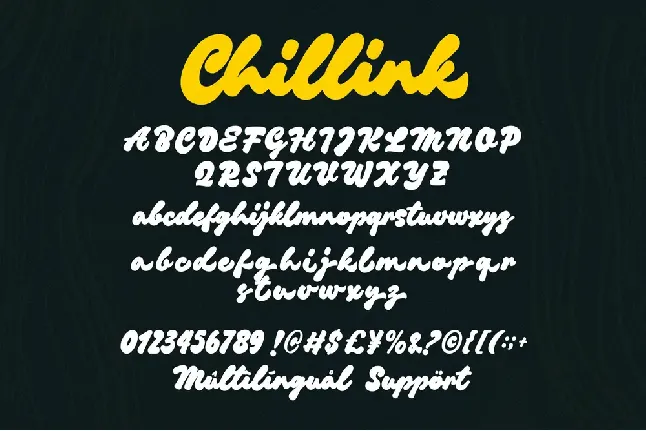 Chillink font