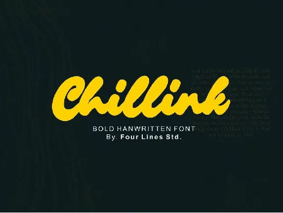 Chillink font