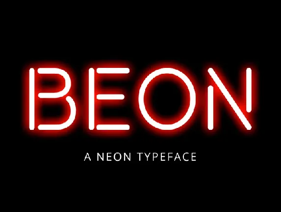 BEON Display font