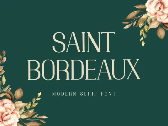 Saint Bordeaux font